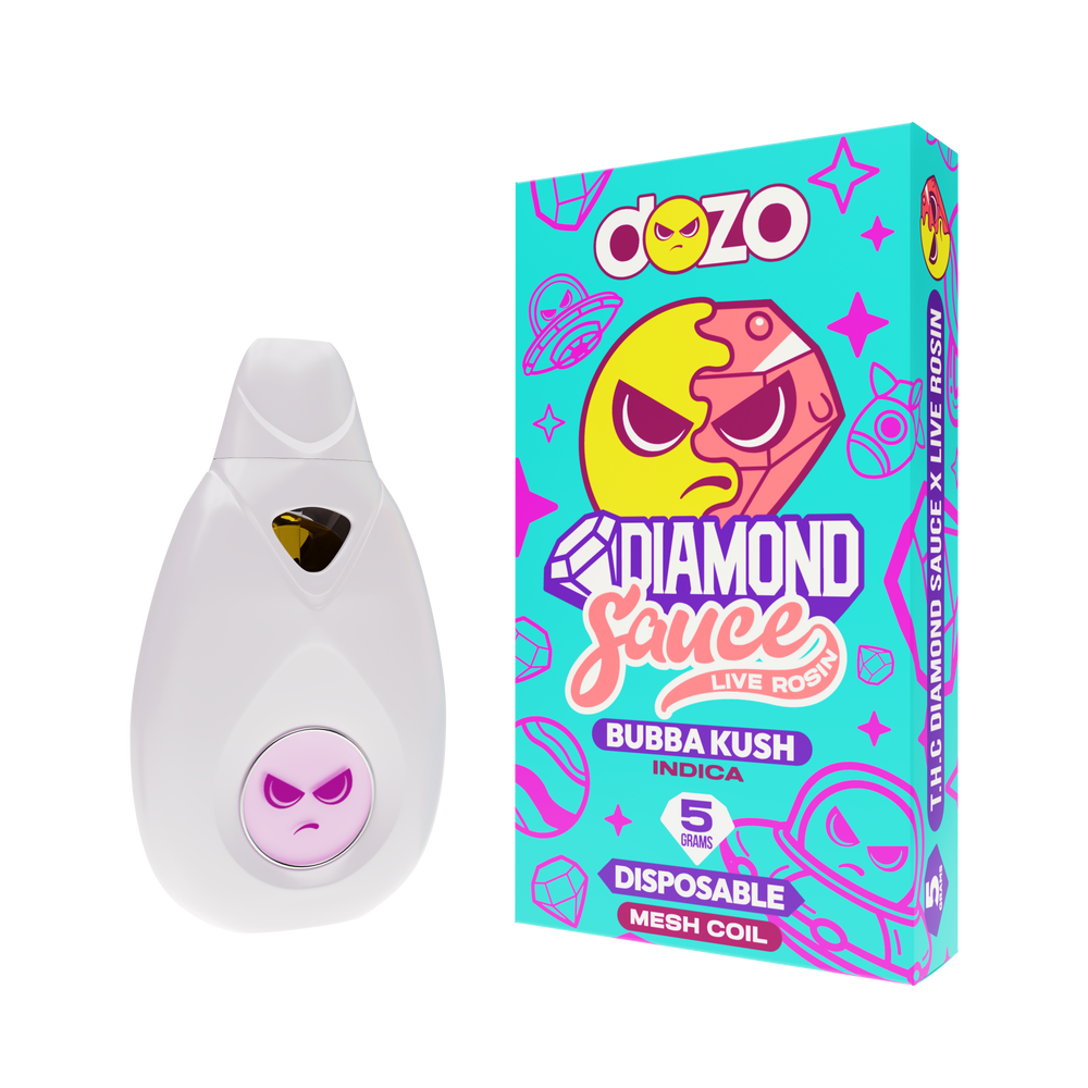 Dozo Disposables - 5G - Diamond Sauce - Live Rosin - Single Unit